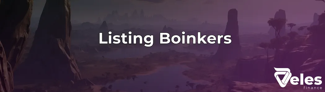 Boinkers - listing and airdrop of the project