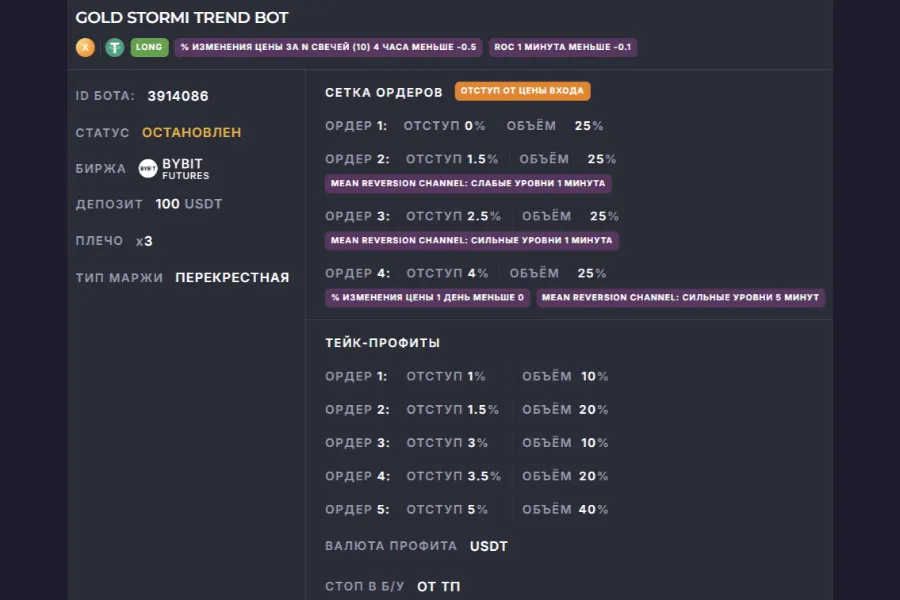 GOLD Stormi Trend Bot
