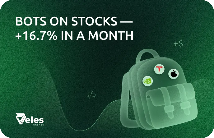 Stocks vs. trading bots on synthetic stocks