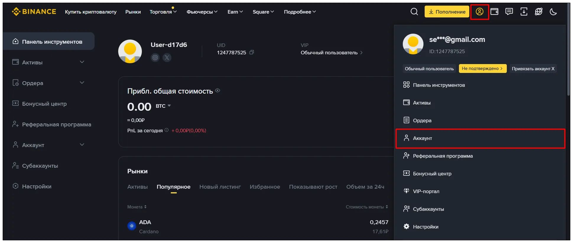 Binance Verification1