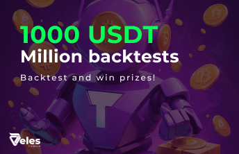 Get prizes for profitable backtests from the platform Veles!