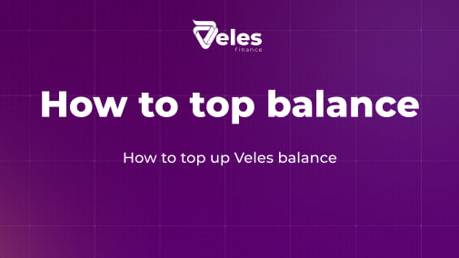 How to top up Veles balance